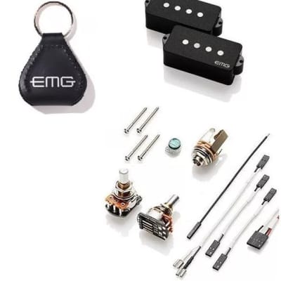 新品 未使用 EMG J Set White EMG Pickups / J5 Set-White / Electric Guitar Pickups, Bass