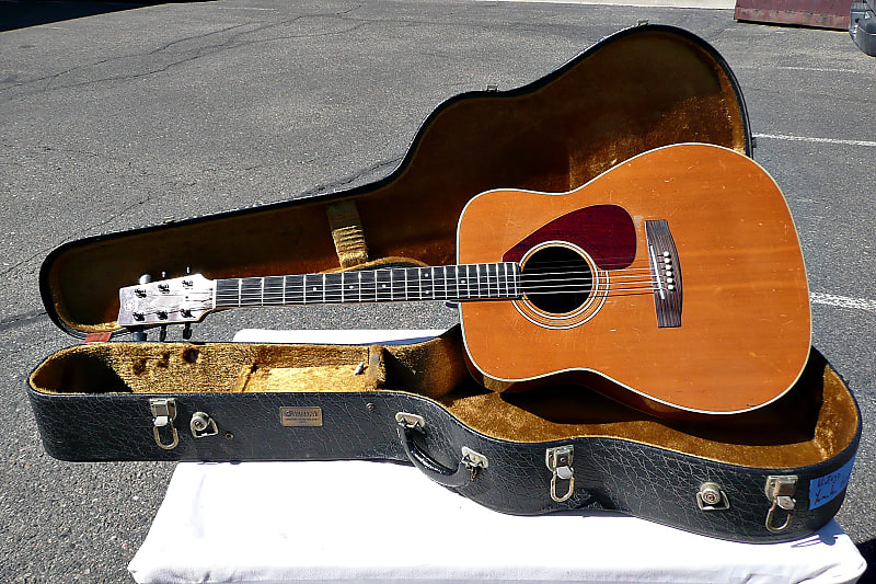Vintage Yamaha FG-360 Dreadnought Acoustic Guitar with Original Hardshell Case -  PV Music Guitar Shop Inspected / Setup + Tested - Plays / Sounds Great - Very Good Condition image 1