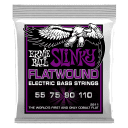 Ernie Ball P02811 Power Slinky Flatwound Bass Set, .055 - .110