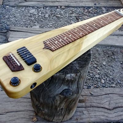 Rukavina 6 String Poplar and Claro Walnut Lapsteel Guitar - 22.5" Scale image 2