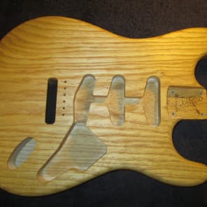 Warmoth Strat Ash Stratocaster Body Brand New 1 piece One pc image 4