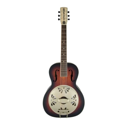 Gretsch G9241 Mahogany Round Neck 6-String Acoustic-Electric Resonator Guitar (Right-Handed, 2-Color Sunburst) for sale