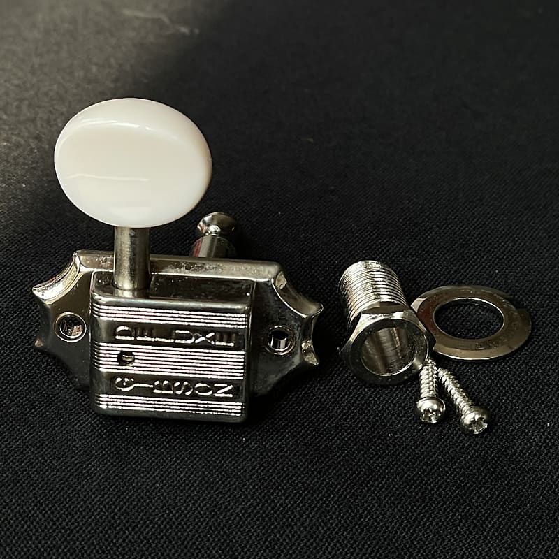 ONE Gibson Deluxe White Button Tuner Vintage Nickel Reverb Canada