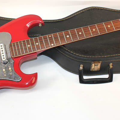 Sekova 2 P/U Electric Guitar • 1967 • Red • Excellent for sale