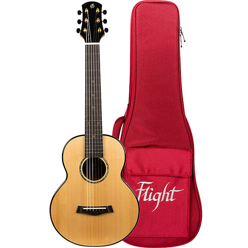 Flight GUT850 Guitarlele New - mahogany body and a solid spruce top image 1