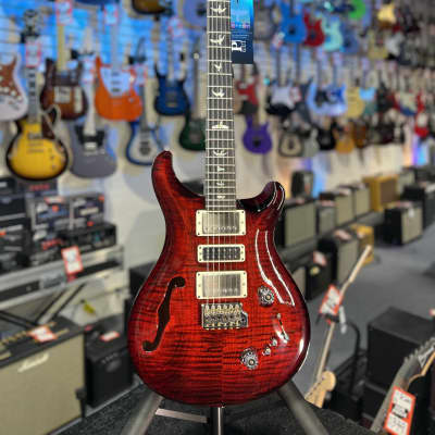 PRS Special Semi-Hollow Electric Guitar, Custom Color - Fire Red Wrap Burst w/ Case, Signature Dlr, Get Plekd 297 image 8