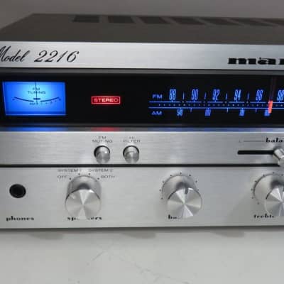 MARANTZ 2216 RECEIVER WORKS PERFECT SERVICED FULLY RECAPPED MINT CONDITION image 5