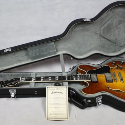 Eastman T486-GB Thinline Electric Guitar Goldburst w/ Case image 9