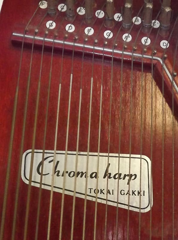 Tokai Gakki Chromaharp (Autoharp) 60's Maroon | Reverb