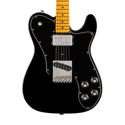 [PREORDER] Fender American Vintage II 77 Telecaster Custom Electric Guitar, Maple FB, Black image 3