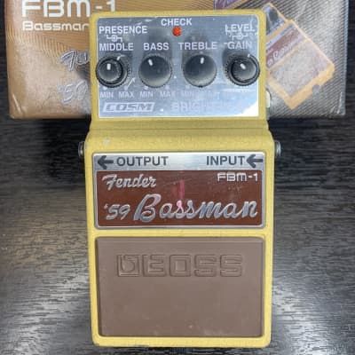 Boss FBM-1 Fender Bassman Overdrive Pedal | Reverb