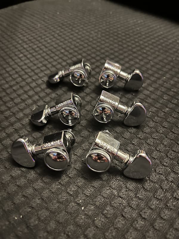 Grover 502c Roto Grip Locking Rotomatic Tuners 33 Chrome Reverb 7953