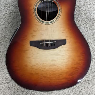 Ovation Pinnacle CU247 Cherry Burst | Reverb