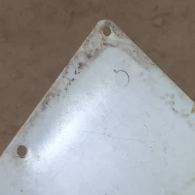 Vintage Fender Electric Guitar Strat Back Plate Tremolo Cover Heavy Aged Relic image 8