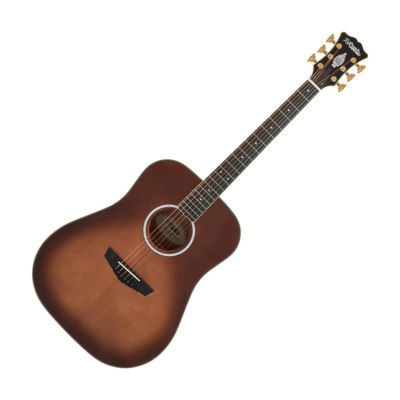 D'Angelico DAED300ATBGP2 Excel Lexington Series Acoustic Electric Guitar, Autumn Burst image 1