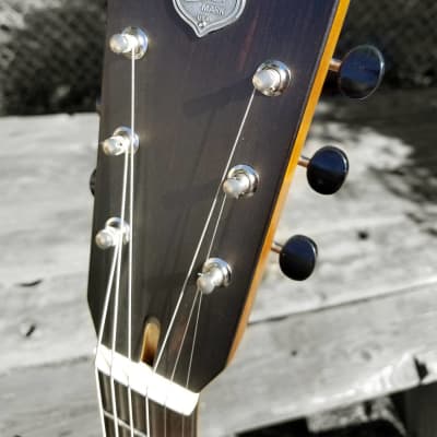 National Reso-Phonic 2023 T-14 Cutaway Tricone Weathered Steel 14 Fret w/ Slimline & Strap Button image 8