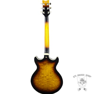 Ibanez Artcore Expressionist AM93QM Electric Guitar - Antique Yellow Sunburst image 4