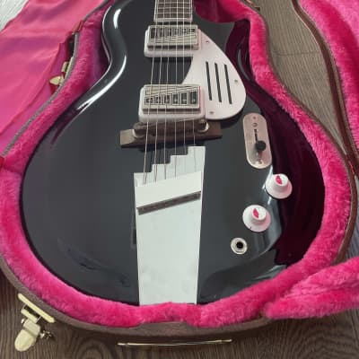 Supro 1575JB Black Holiday Americana Series Electric Guitar 2017 - Jet Black image 2