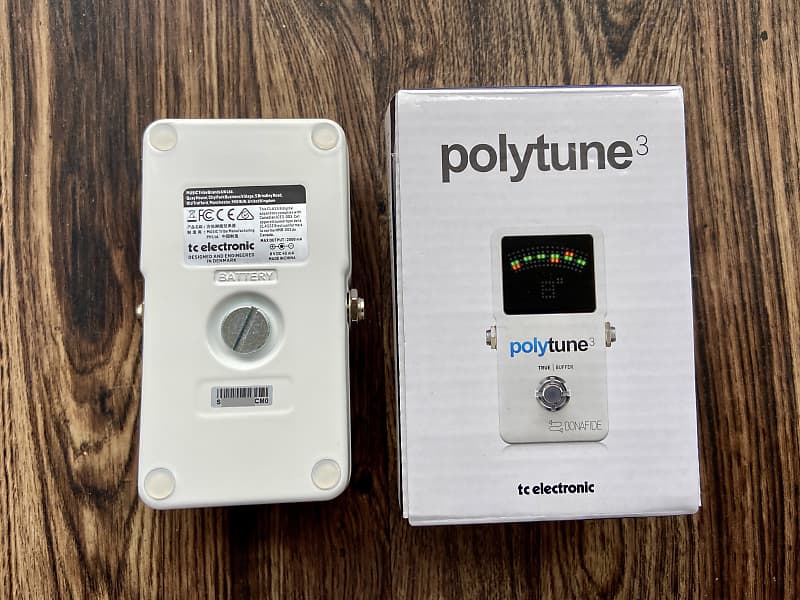 TC Electronic Polytune 3 Polyphonic Tuner c/w box, papers