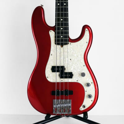 1984-1987 Fender Precision PJ Bass Candy Apple Red Made In