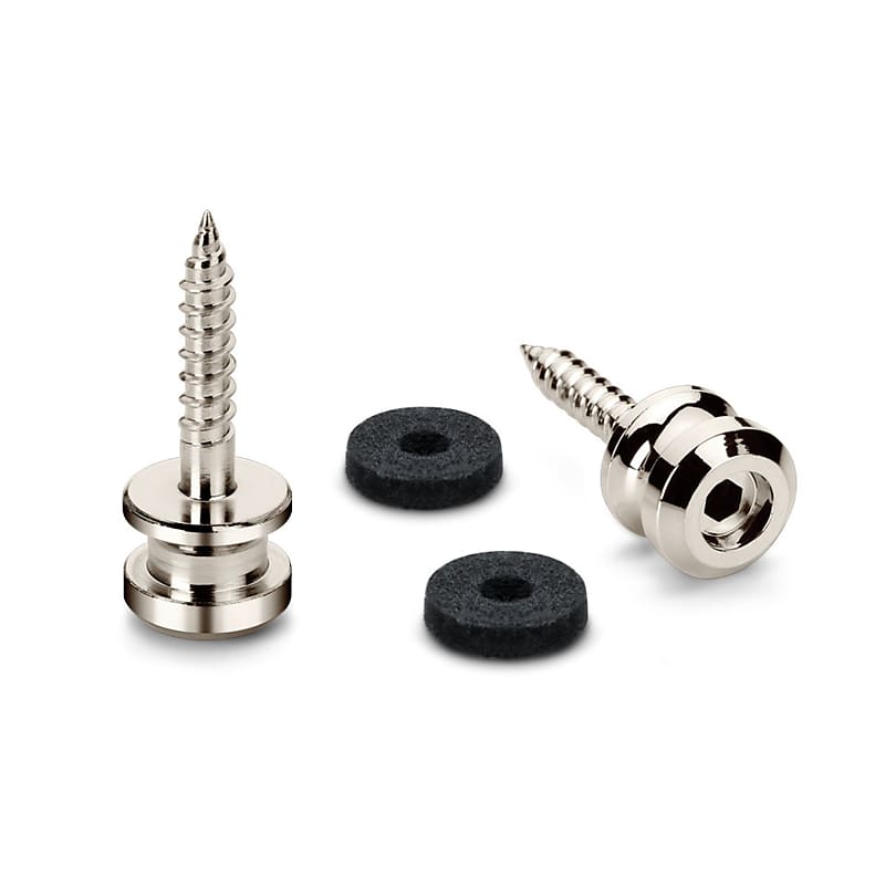 Schaller SLock Strap Pins Chrome Accessory for Guitars Reverb