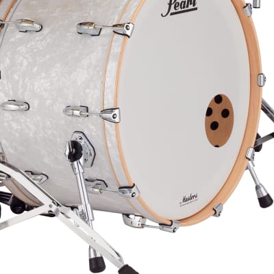 Pearl Masters Maple Complete White Marine Pearl 22x16" Bass Kick Drum Virgin/No Mount NEW Authorized Dealer image 1