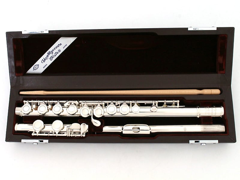 MIYAZAWA Flute MS-70S Lip Plate Silver [SN 34887] (06/19