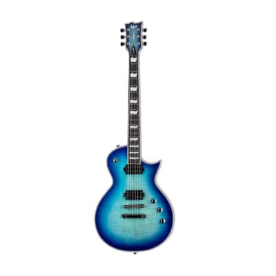 ESP LTD EC-1000T/CTM FM Electric Guitar - Violet Shadow image 2