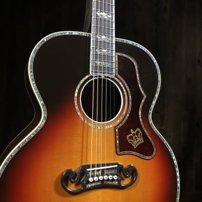 Gibson SJ-200 Monarch Crown Jewel 2015 Sunburst | Reverb