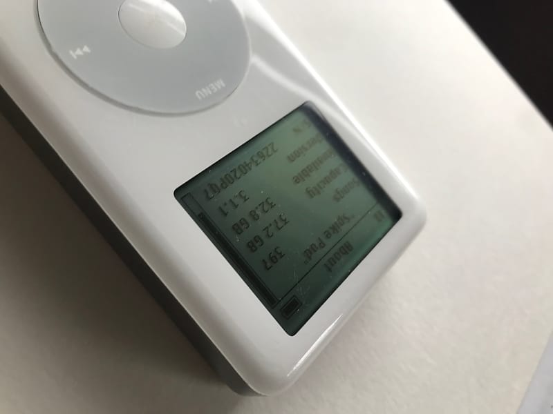 Apple iPod classic 4th Gen A1059 40GB 2004 - white NEW | Reverb