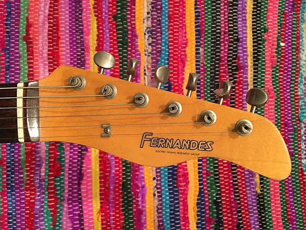Fernandes Revival Thinline Telecaster Sunburst Semihollow Fernandes Revival Thinline Telecaster Sunburst Semihollow