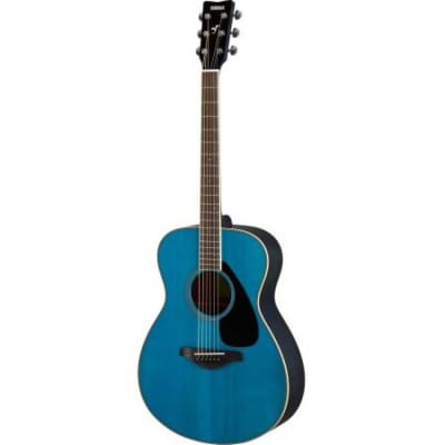 Yamaha FS820-TQ Solid Spruce Top Concert Acoustic Guitar Turquoise 