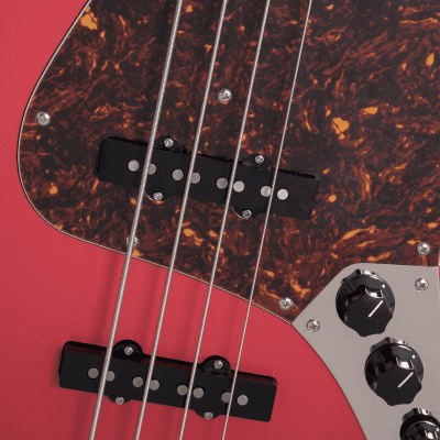 K-Line Junction Bass Fiesta Red w/Matching Headstock image 7