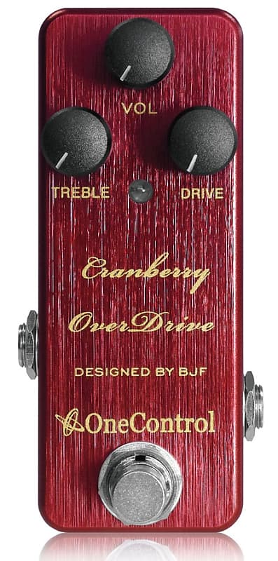 One Control Cranberry Overdrive Electric Guitar Effect Pedal