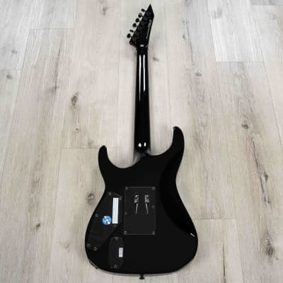 ESP LTD KH-602 Kirk Hammett Signature Guitar, Macassar Ebony Fretboard, Black image 5