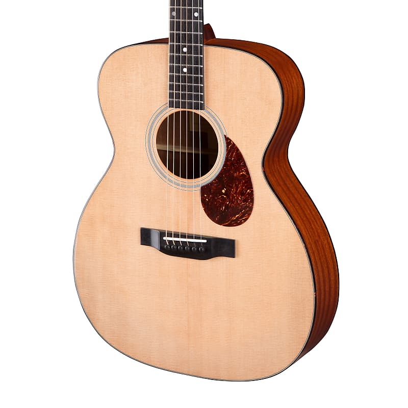 Eastman E1OM Solid Sitka Spruce / Sapele OM Acoustic Guitar Natural w/ Gig Bag