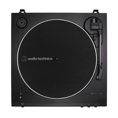 Audio-Technica AT-LP60X Fully Automatic Belt-Drive Stereo Turntable (Black) Bundle with M-Audio BX3BT 3.5-Inch 120W Bluetooth Studio Monitors and Cleaning Kit image 6