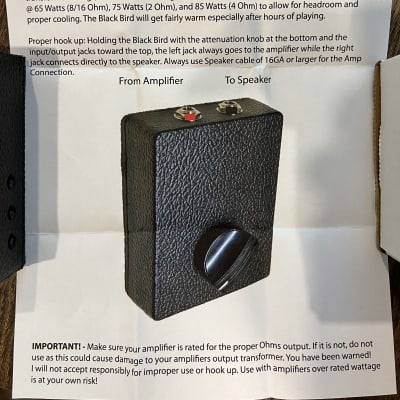 Stami’s Customs Black Bird 75 Watt 2ohm Attenuator image 4