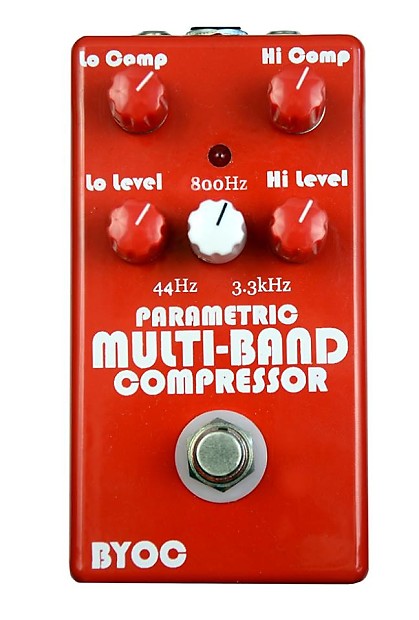Multiband compressor pedal outlet