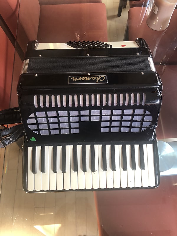 chanson chanson accordion 8 bass black