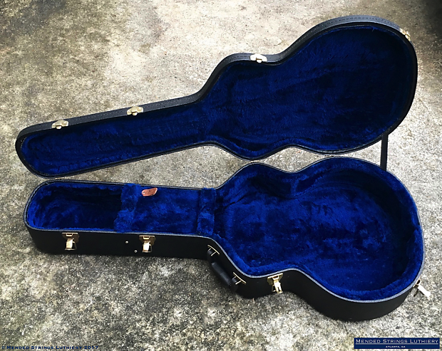 Gibson J 200 SJ 200 Jumbo Acoustic Guitar Hardshell Case TKL Canada Black Blue