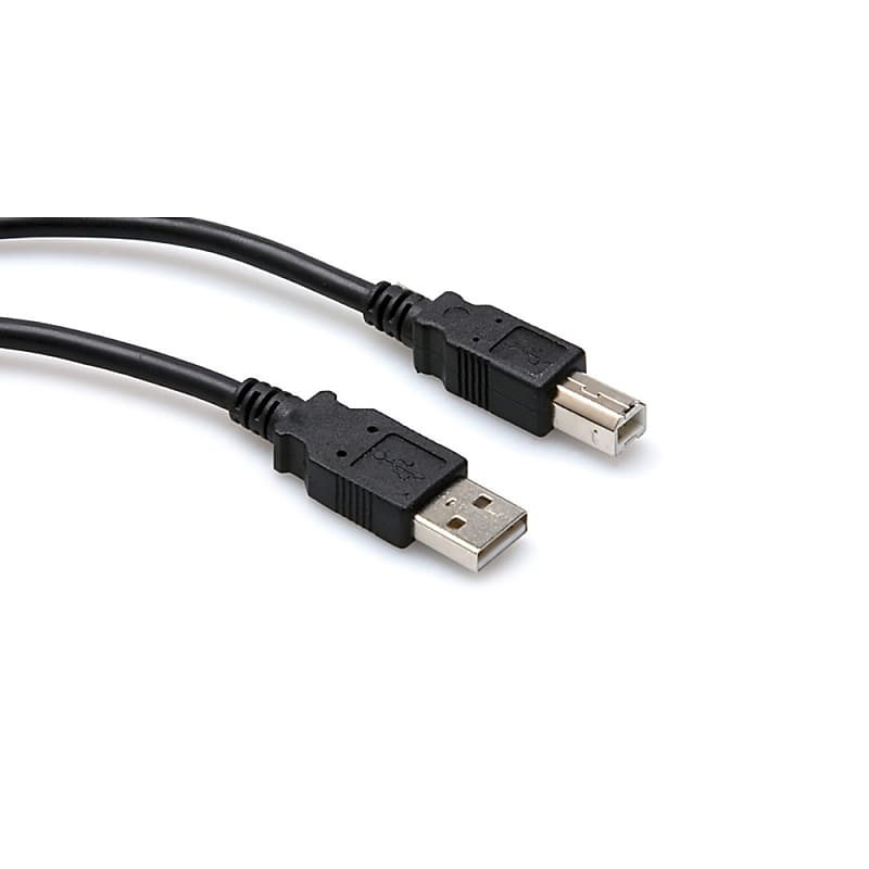 Hosa USB-205AB High Speed USB Audio Interface Cable, Type A to Type B, 5ft image 1