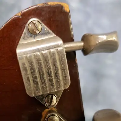Video Demo 1964 Kay Model K5930 Bass Guitar Fretless Pancake Case Pickup Pro SEtup Hard Case image 12