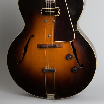 Gibson  ETG-150 Arch Top Hollow Body Electric Tenor Guitar (1937), ser. #577C-6 (FON), period black hard shell case. image 3