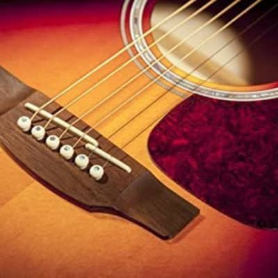 Takamine 6 String Acoustic-Electric Guitar, Right Handed, Sunburst (GJ72CE-BSB) image 5