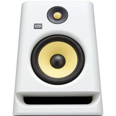 KRK RP5 Rokit 5 G4 Professional Bi-Amp 5 Powered Studio Monitor, White  Noise