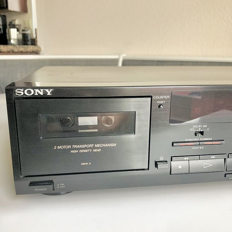 Sony store TC-W490 dual cassette deck