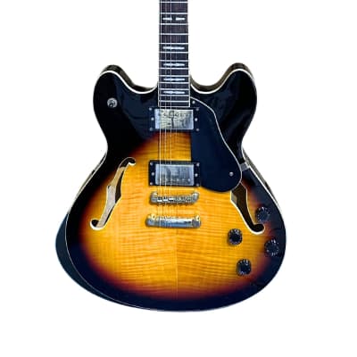 Peavey JF-1 EX Semi-Hollow (ES-335 Style) 3-Color Sunburst | Reverb