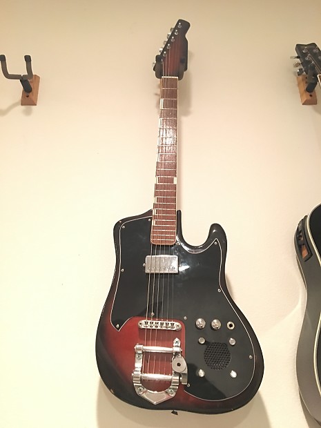 Vintage Teisco With Built In Speaker