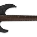 ESP M-1000 Multiscale Electric Guitar (See Thru Black Satin)